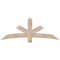 Ekena Millwork Alberta Smooth Timber Gable Bracket, Douglas Fir, 72"W x 27"H x 1 1/2"D x 5 1/2"F, 9/12 Pitch GBW072X27X0206ALB00SDF - alternate 1